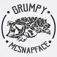 Grumpy Mcsnapface Funny Snapping Turtle Knit Cap Winter Beanie