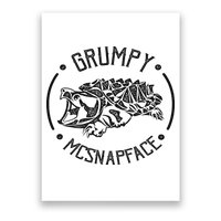 Grumpy Mcsnapface Funny Snapping Turtle Poster