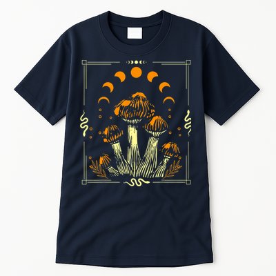 Goblincore Mushroom Foraging Alt Aesthetic Vintage Witchy Tall T-Shirt