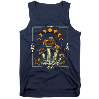 Goblincore Mushroom Foraging Alt Aesthetic Vintage Witchy Tank Top