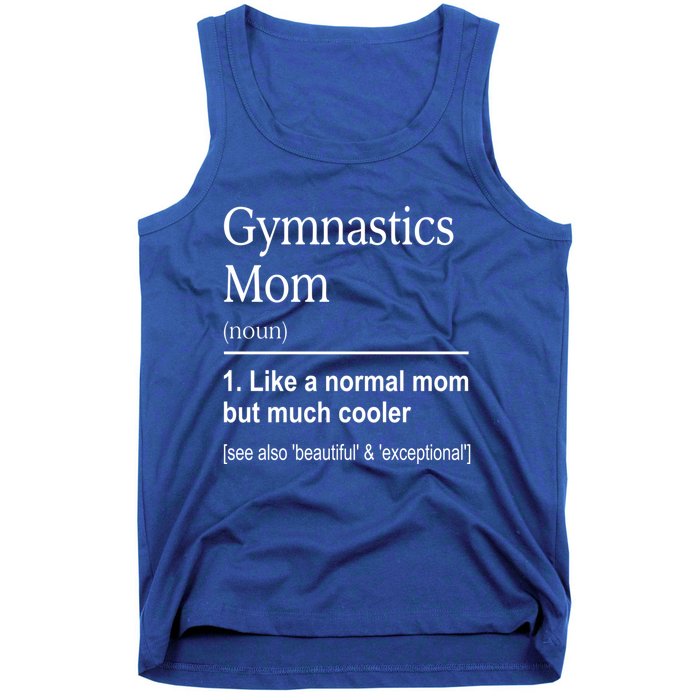 Gymnastics Mom Funny Definition For Gymnast Mom Gymnastic Gift Tank Top