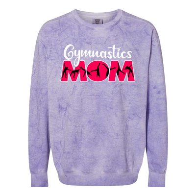 Gymnastics Mom Funny Gymnast Cute Mother's Day Gift Colorblast Crewneck Sweatshirt