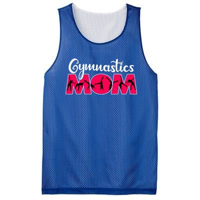 Gymnastics Mom Funny Gymnast Cute Mother's Day Gift Mesh Reversible Basketball Jersey Tank