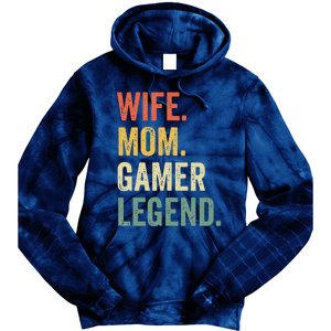 Gamer Mom Funny Wife Mom Video Game Legend Mother's Day Tie Dye Hoodie