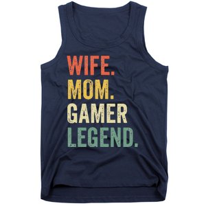 Gamer Mom Funny Wife Mom Video Game Legend Mother's Day Tank Top