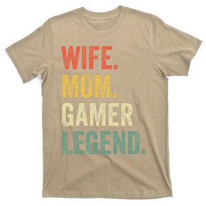 Gamer Mom Funny Wife Mom Video Game Legend Mother's Day T-Shirt