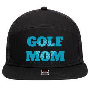 Golf Mom 7 Panel Mesh Trucker Snapback Hat