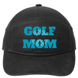 Golf Mom 7-Panel Snapback Hat