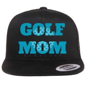 Golf Mom Flat Bill Trucker Hat