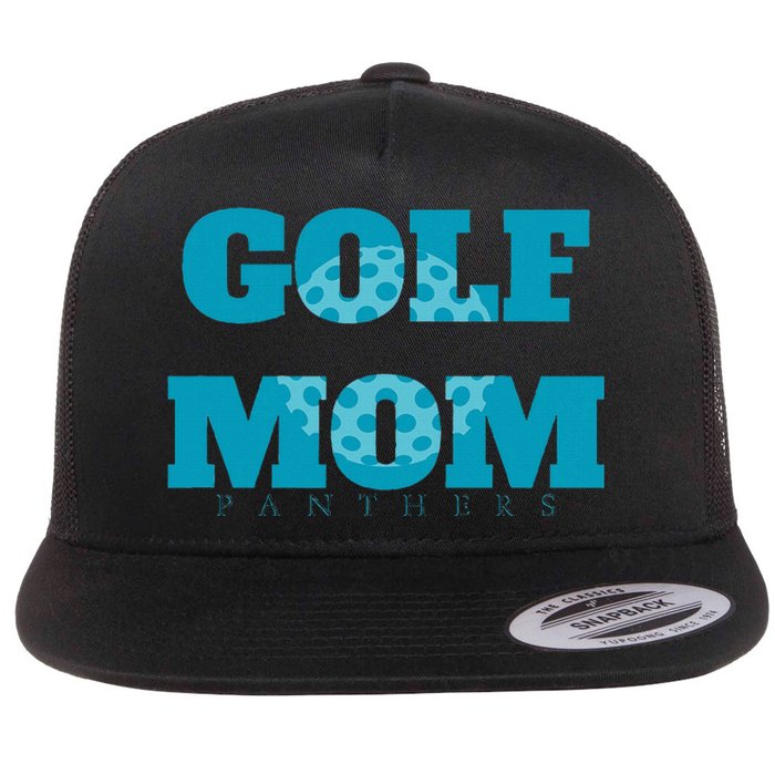 Golf Mom Flat Bill Trucker Hat