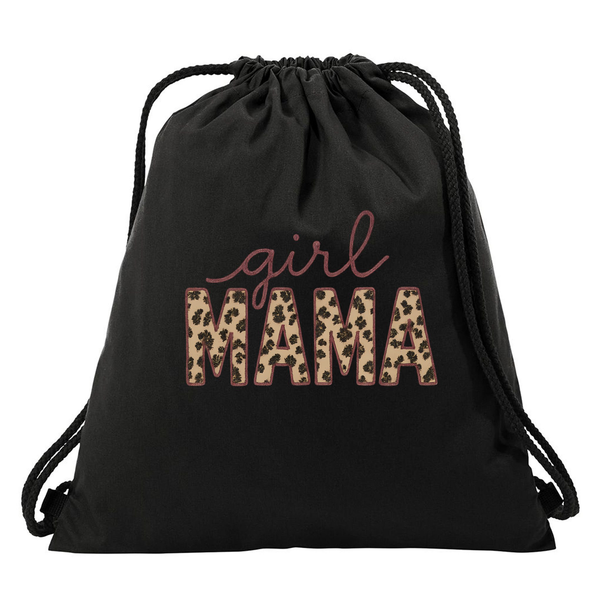 Girl Mama Drawstring Bag