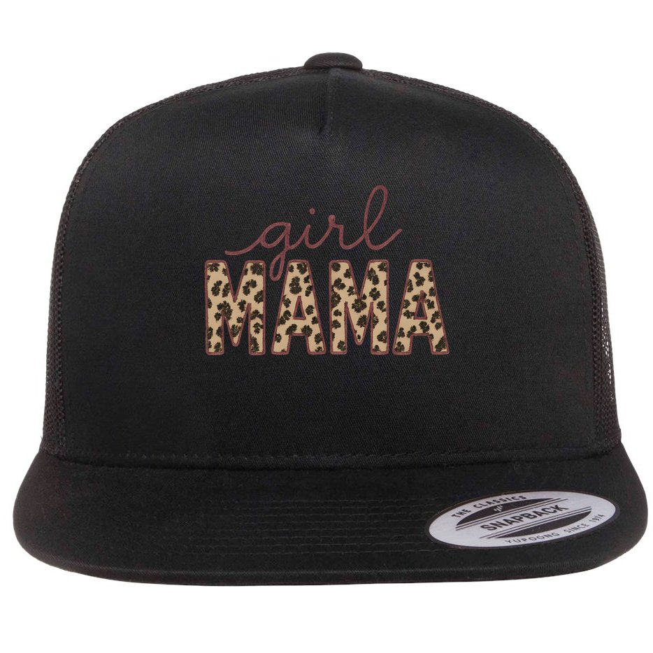 Girl Mama Flat Bill Trucker Hat