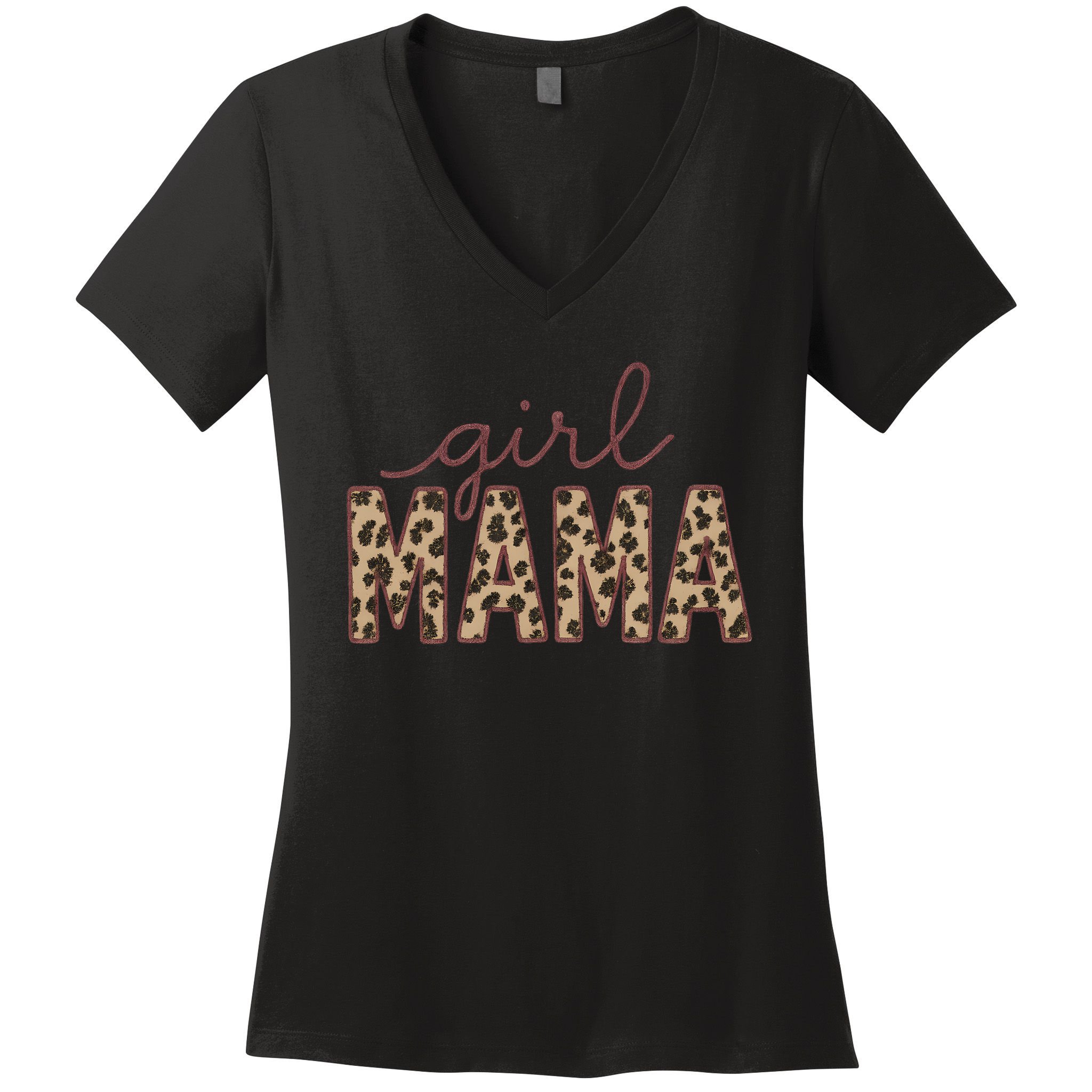 Girl Mama Women's V-Neck T-Shirt