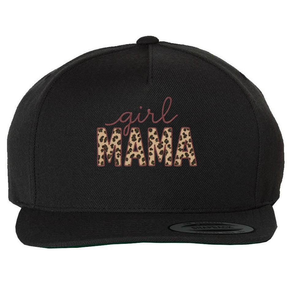 Girl Mama Wool Snapback Cap