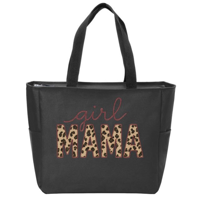 Girl Mama Zip Tote Bag