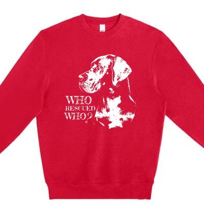 German Mastiff Great Dane Dog Breed Premium Crewneck Sweatshirt