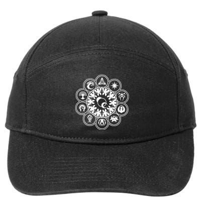 Gathering Magic Guild For Magic Lover 7-Panel Snapback Hat