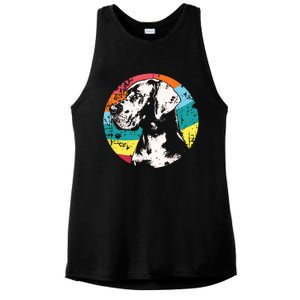 German Mastiff Great Dane Dog Breed Ladies PosiCharge Tri-Blend Wicking Tank