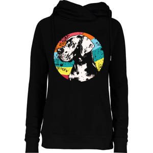 German Mastiff Great Dane Dog Breed Womens Funnel Neck Pullover Hood