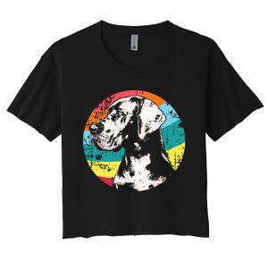 German Mastiff Great Dane Dog Breed Women's Crop Top Tee