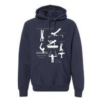 Gipsy Men Gymnastics Events Premium Hoodie