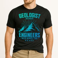 Geology Majors Geologist Because Engineers Need Heroes Too Gift Cooling Performance Crew T-Shirt
