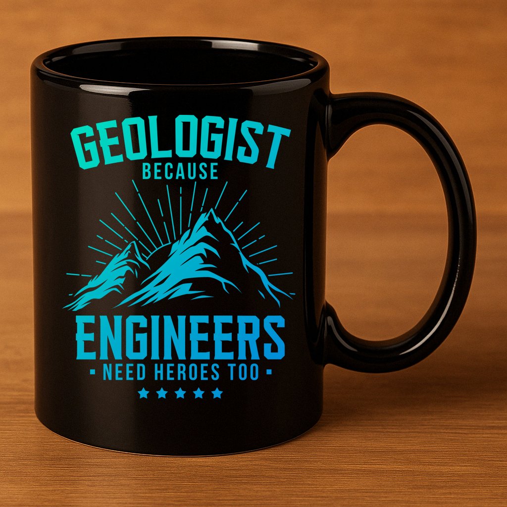 Geology Majors Geologist Because Engineers Need Heroes Too Gift 11oz C Handle Ceramic Mug