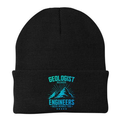 Geology Majors Geologist Because Engineers Need Heroes Too Gift Beanie