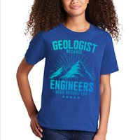 Geology Majors Geologist Because Engineers Need Heroes Too Gift Kids T-Shirt