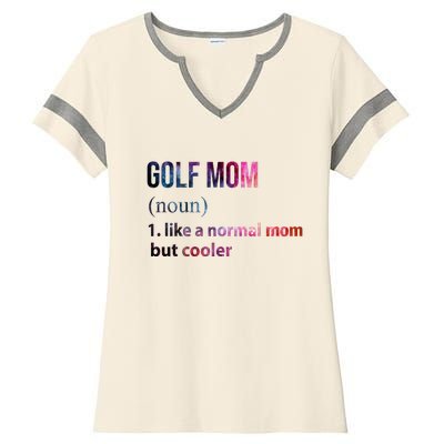 Golf Mom Ladies Halftime Notch Neck Tee