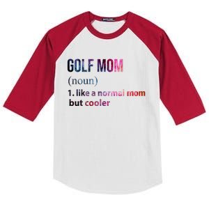 Golf Mom Kids Colorblock Raglan Jersey