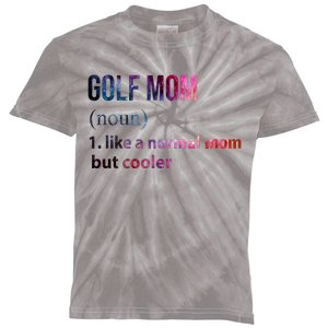 Golf Mom Kids Tie-Dye T-Shirt