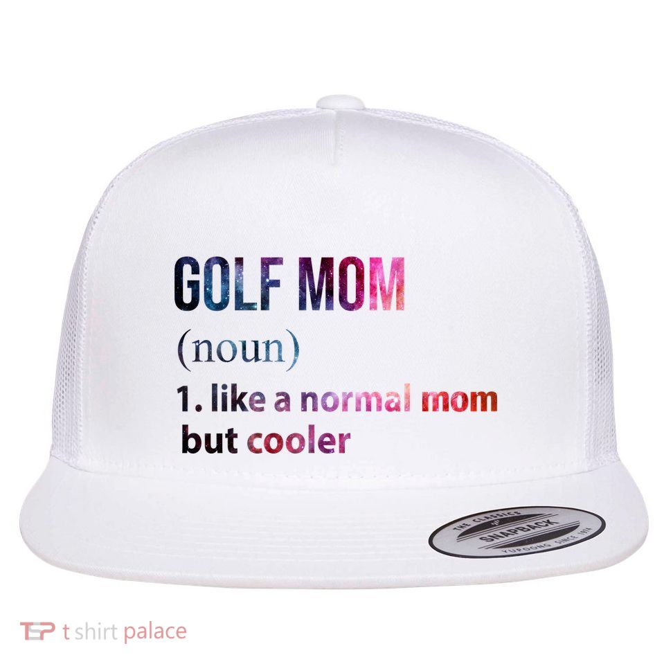 Golf Mom Flatbill Hat