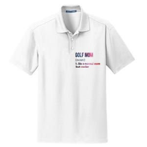 Golf Mom Dry Zone Grid Polo