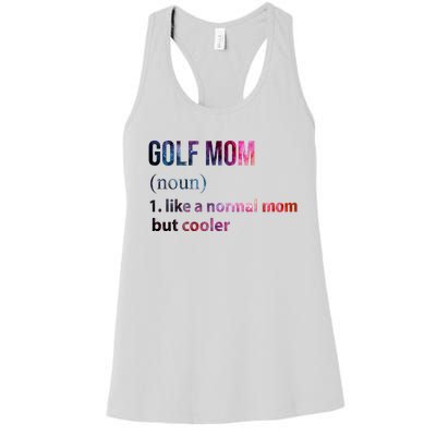 Golf Mom Women's Racerback Tank