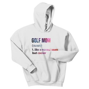 Golf Mom Kids Hoodie