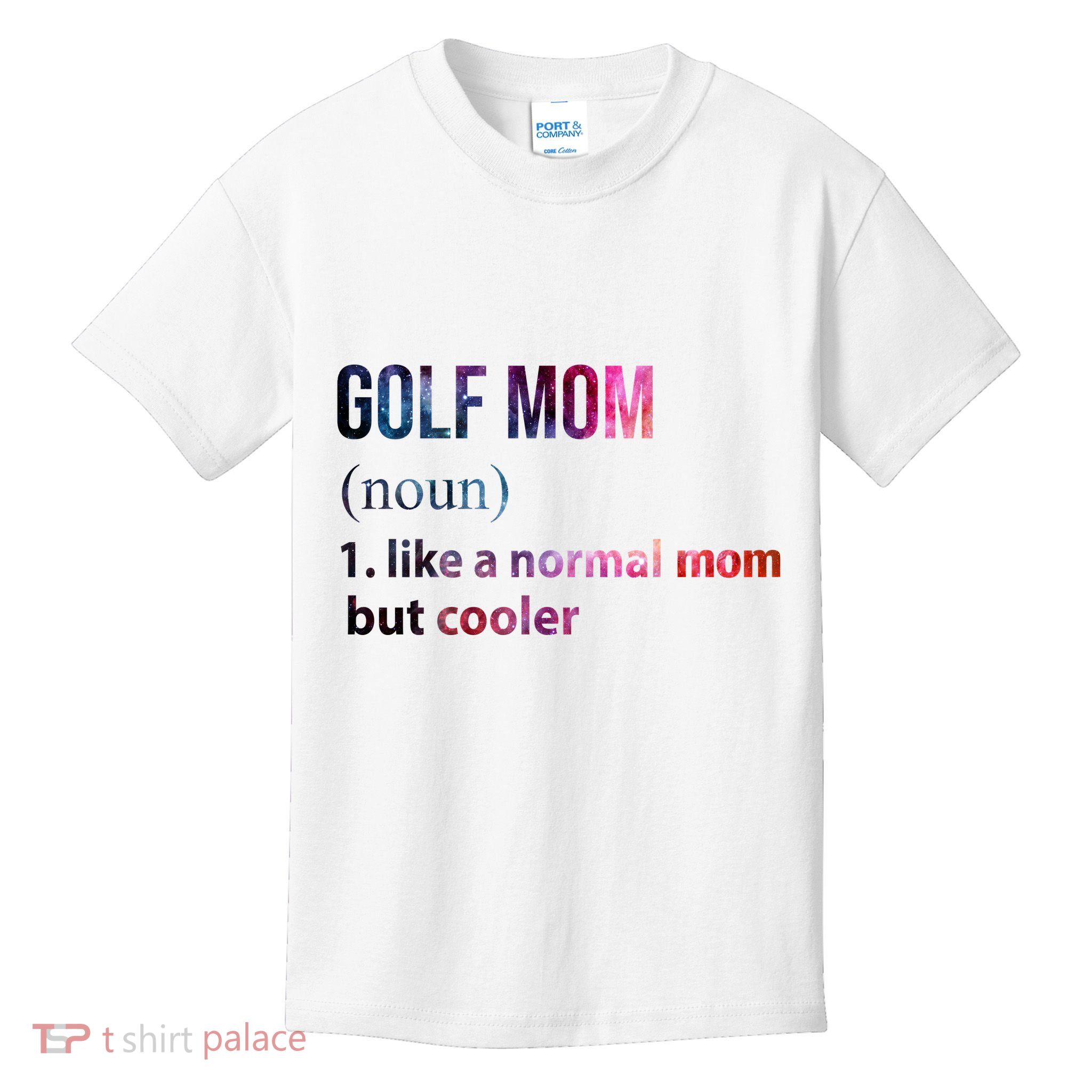 Golf Mom Kids T-Shirt