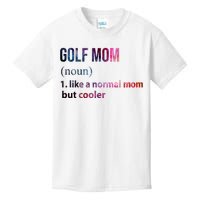 Golf Mom Kids T-Shirt