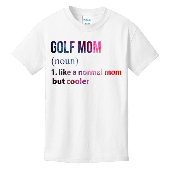 Golf Mom Kids T-Shirt