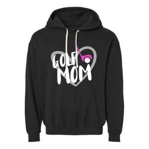 Golf Mom Golfing Great Gift Garment-Dyed Fleece Hoodie