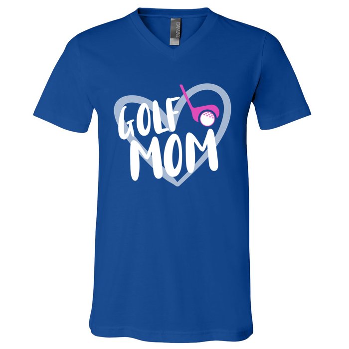 Golf Mom Golfing Great Gift V-Neck T-Shirt