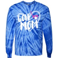 Golf Mom Golfing Great Gift Tie-Dye Long Sleeve Shirt