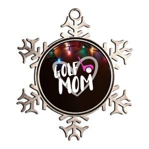 Golf Mom Golfing Great Gift Metallic Star Ornament