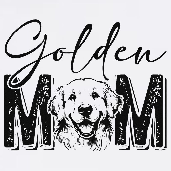 Golden Mom Golden Retriever Lover Dog Mama Funny Retro Cooling Performance Crew T-Shirt