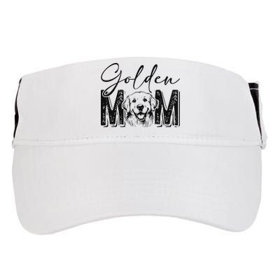 Golden Mom Golden Retriever Lover Dog Mama Funny Retro Adult Drive Performance Visor