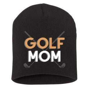 Golf Mom Gift For Mother's Day Short Acrylic Beanie