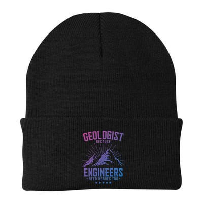 Geology Majors Geologist Because Engineers Need Heroes Too Gift Beanie
