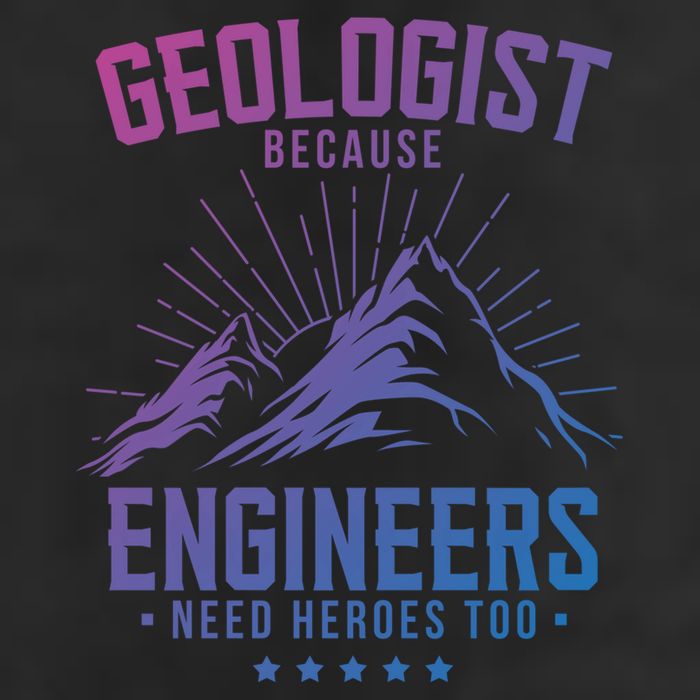 Geology Majors Geologist Because Engineers Need Heroes Too Gift Golf Towel