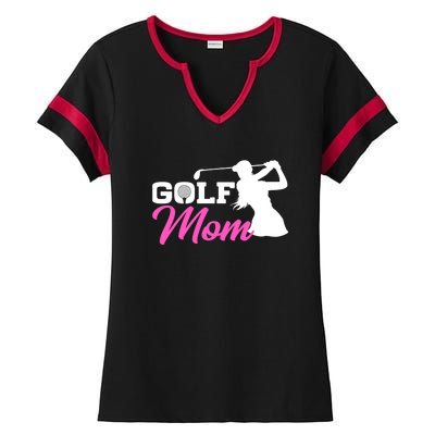 Golf Mom Gift For Mother's Day Ladies Halftime Notch Neck Tee