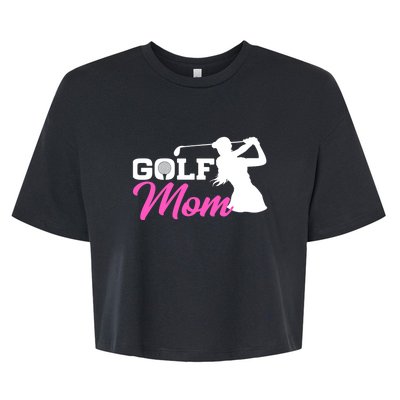 Golf Mom Gift For Mother's Day Bella+Canvas Jersey Crop Tee